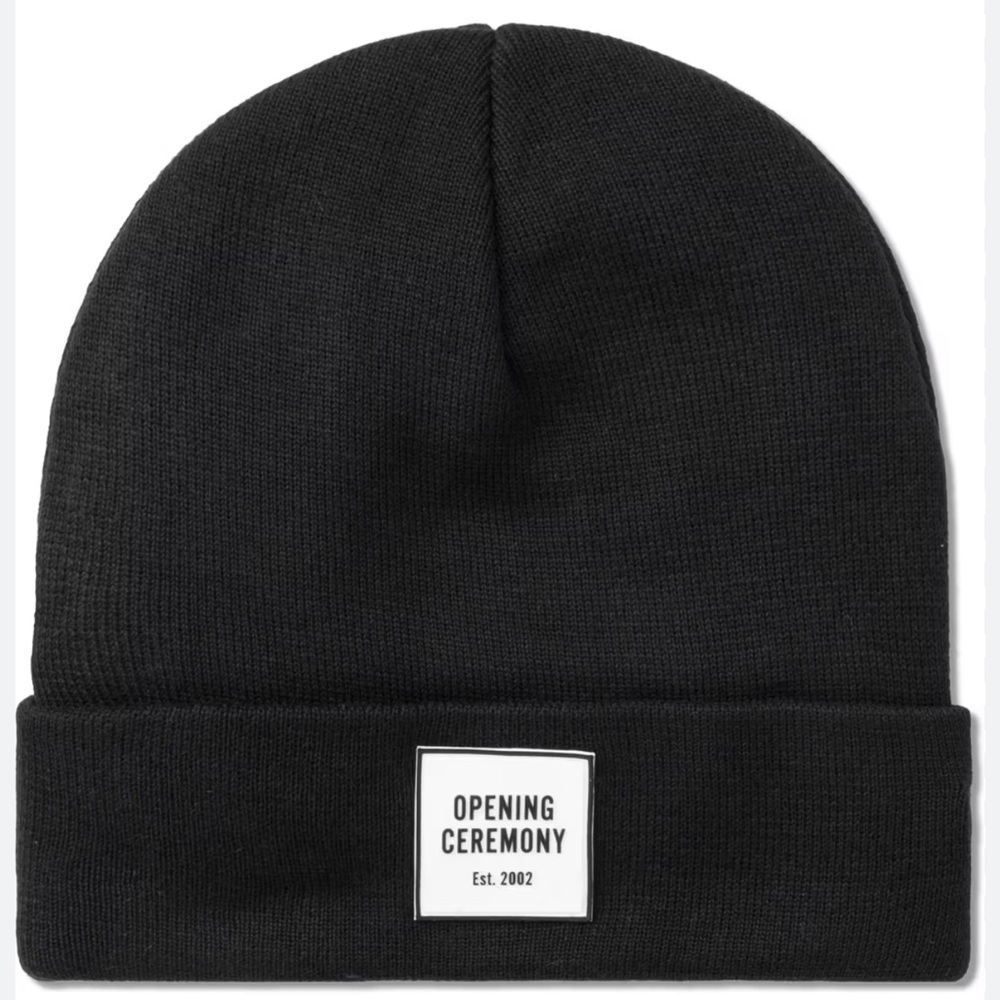 Opening Ceremony Classic Black Toque Beanie